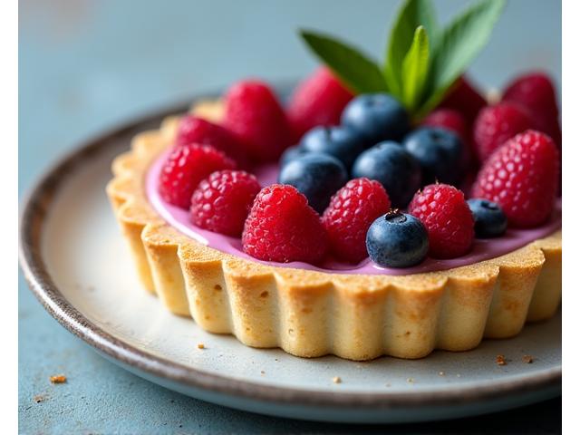 Tarte aux fruits de saison bio