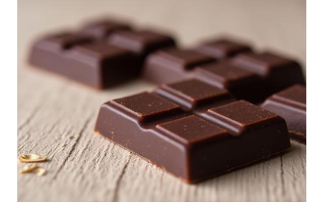 Tablettes de chocolat noir bean-to-bar de différentes origines.